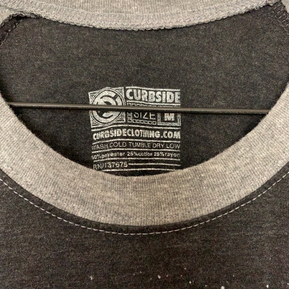 Curbside clothing moon 3/4 raglan - Picture 3 of 5